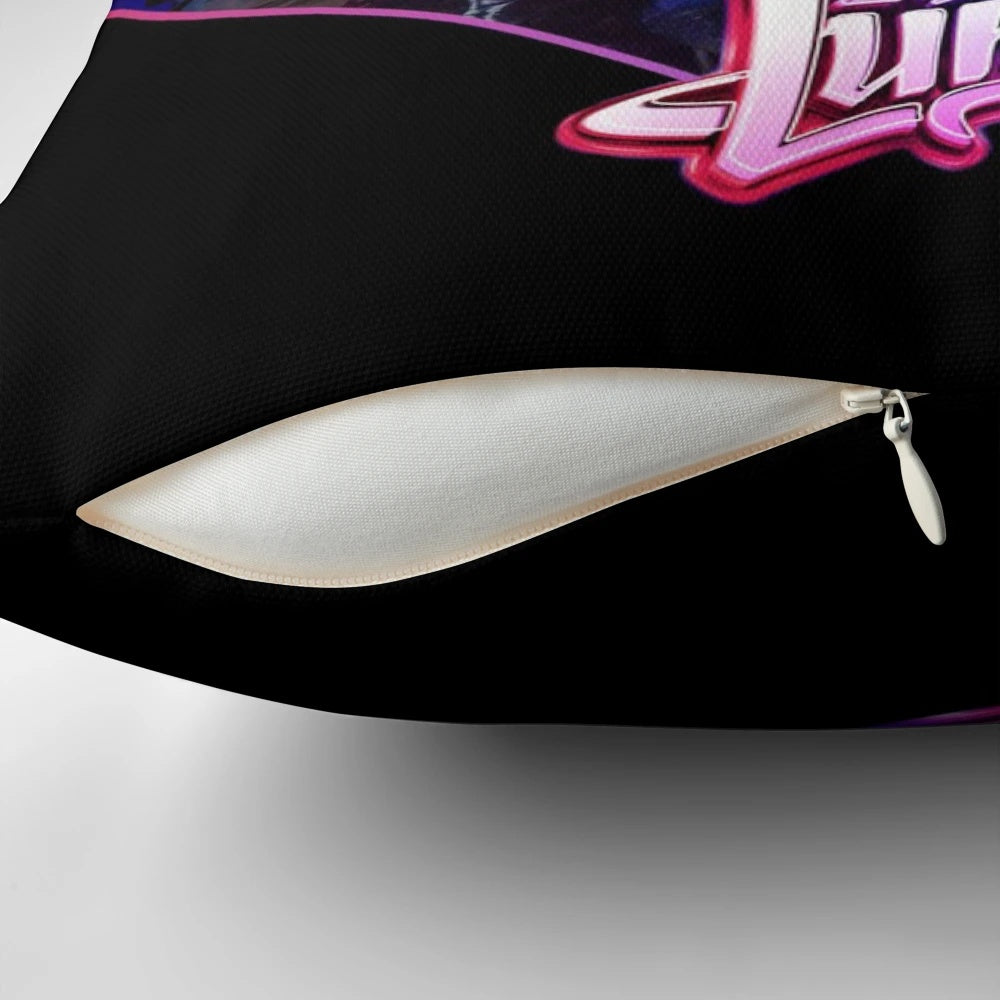 Soy Luna-themed pillow featuring the show's characters
