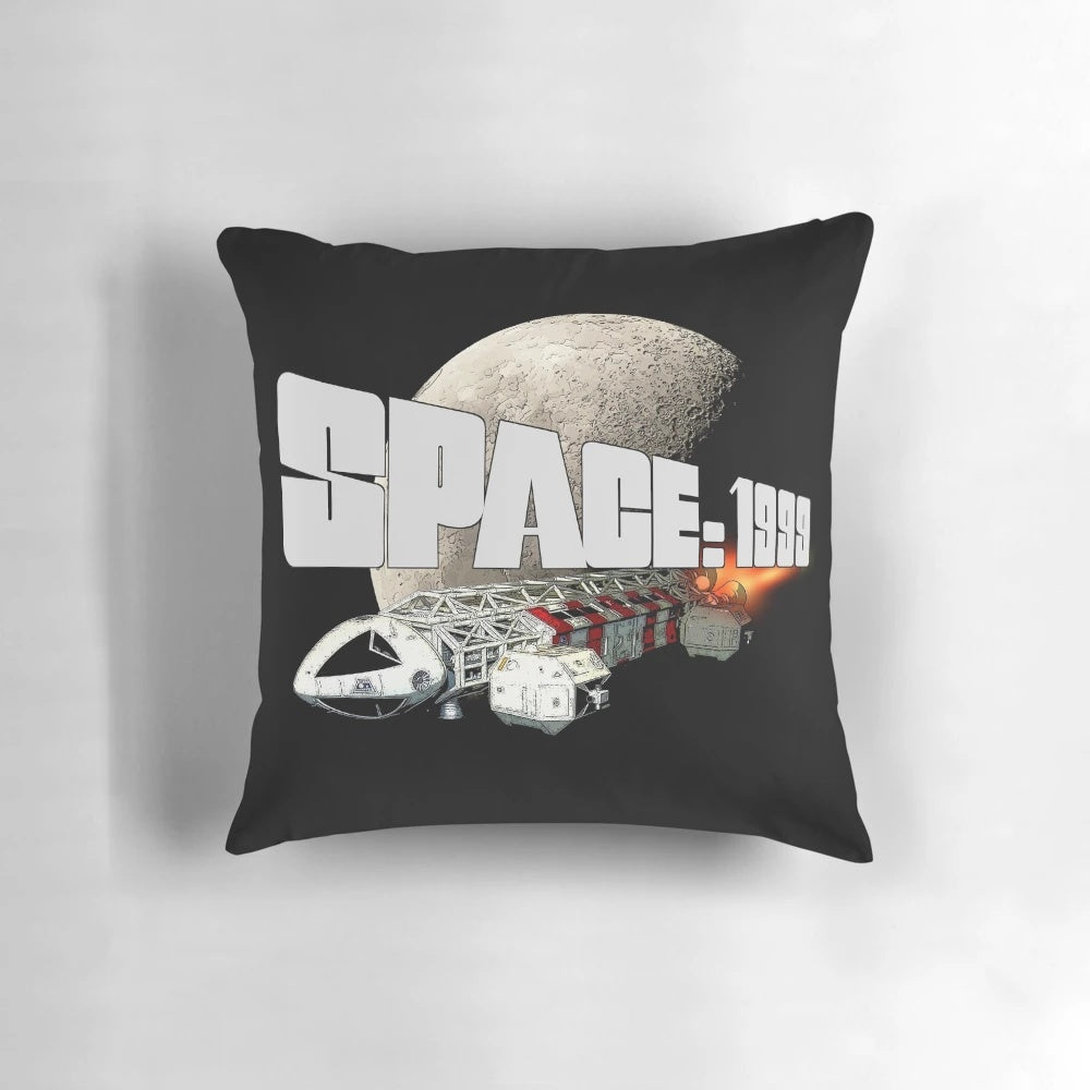Space 1999 Eagle Transporter Pillow featuring the iconic spacecraft from the classic 1970s sci-fi TV series