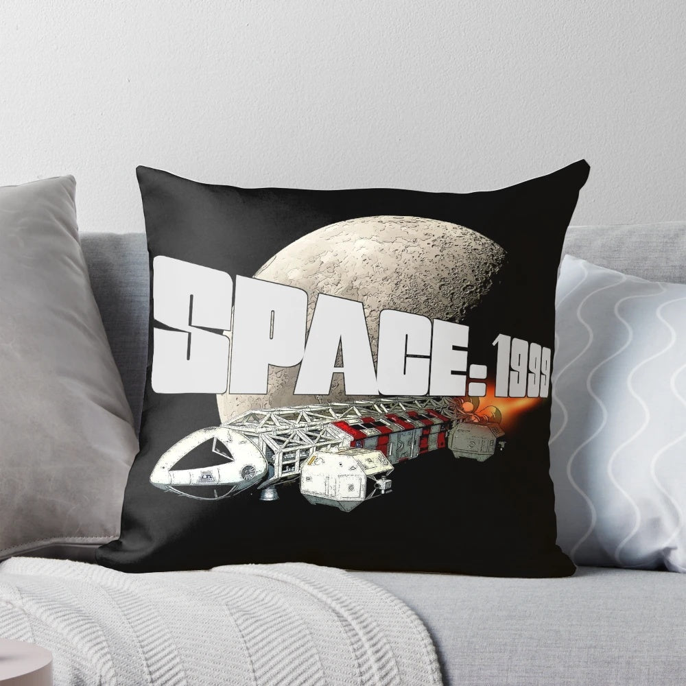 Space 1999 Eagle Transporter Pillow featuring the iconic spacecraft from the classic 1970s sci-fi TV series