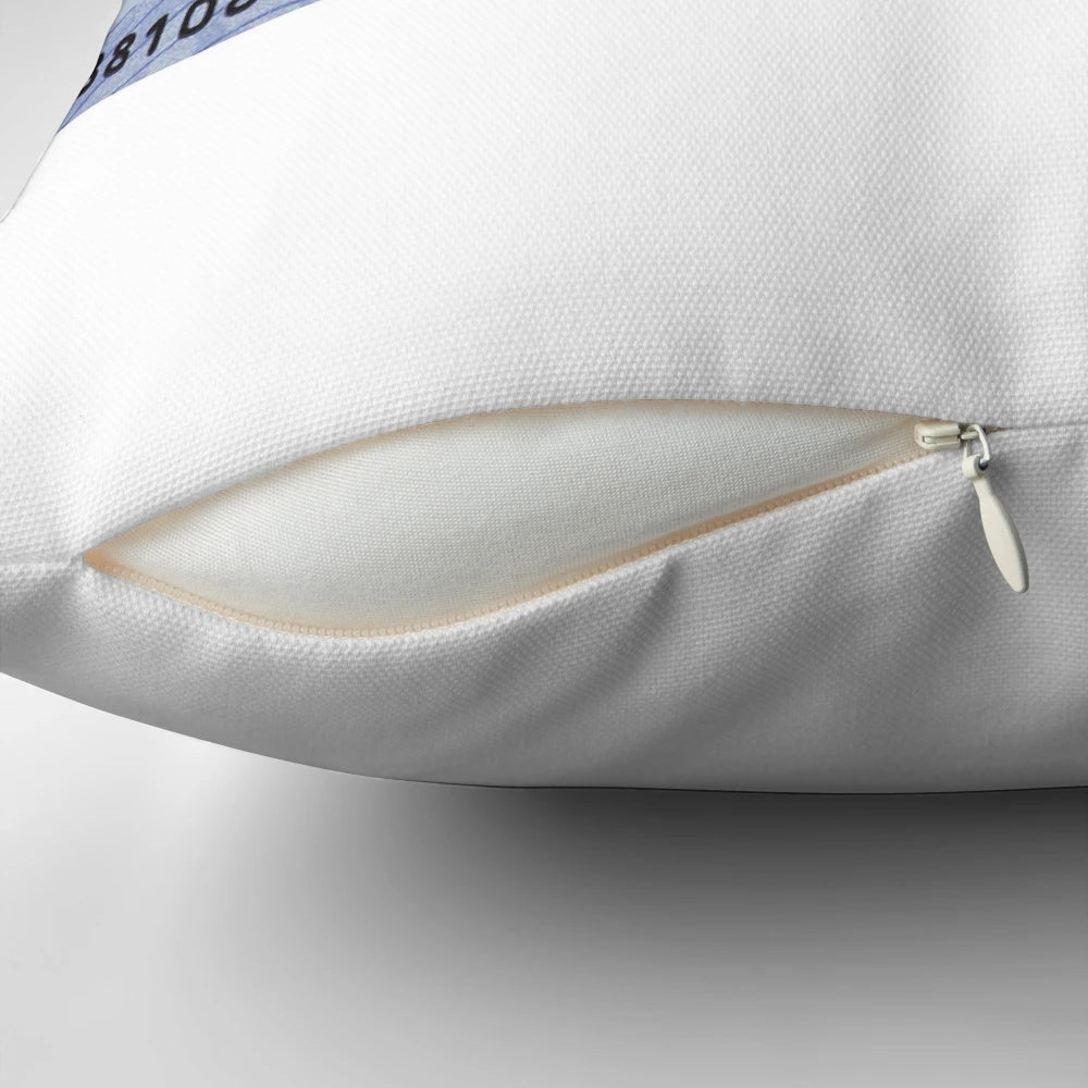 Spacehog 'Resident Alien' themed decorative pillow featuring the album artwork