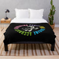 Spacemen 3-inspired plush blanket with cosmic and space-themed design