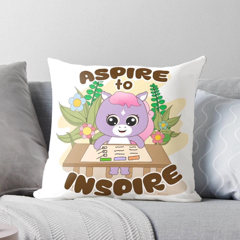 Spark Frienz Animal Friends Collection - Aspire to Inspire Kids' Plush Pillow
