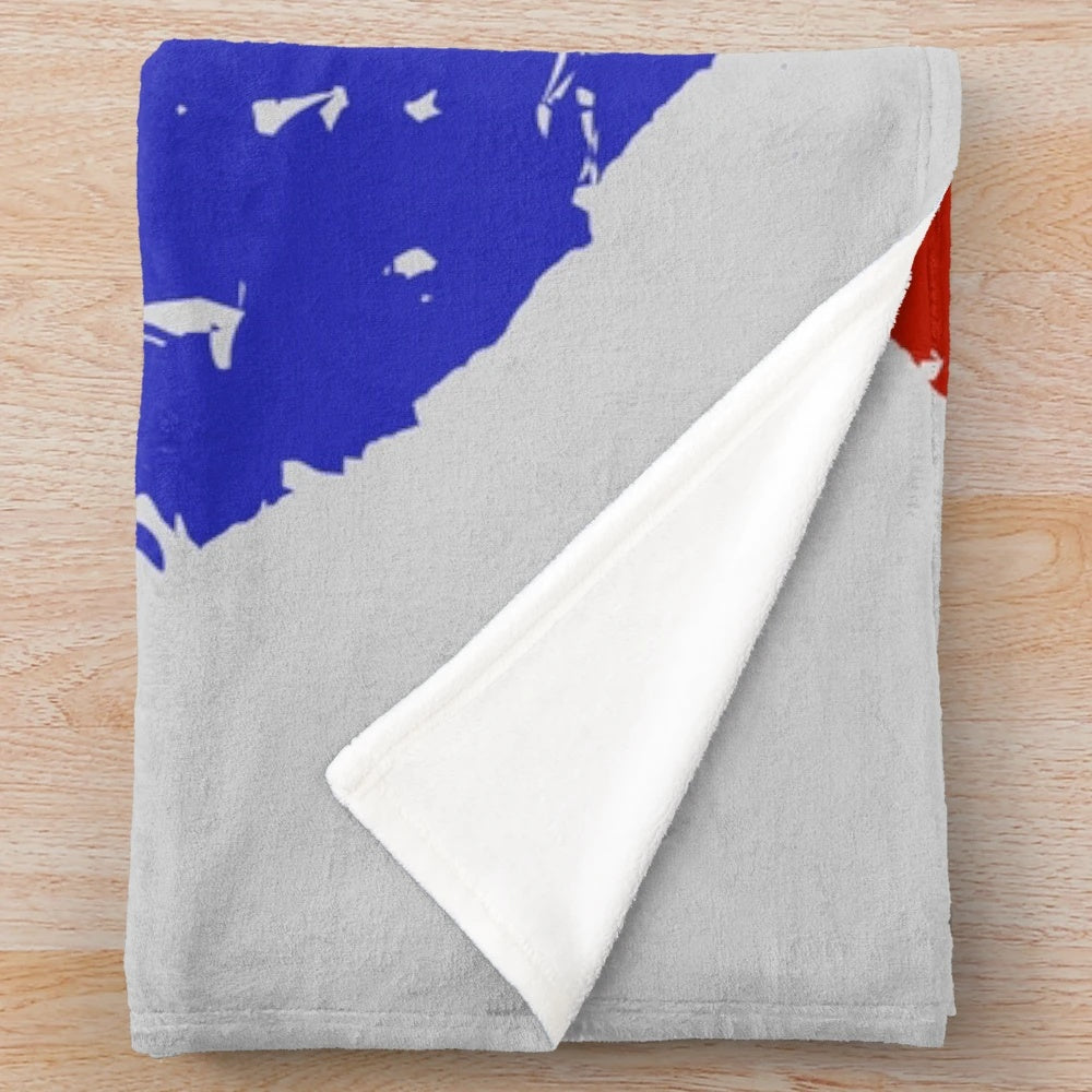Spartan-inspired plush blanket for athletic and fitness lifestyle
