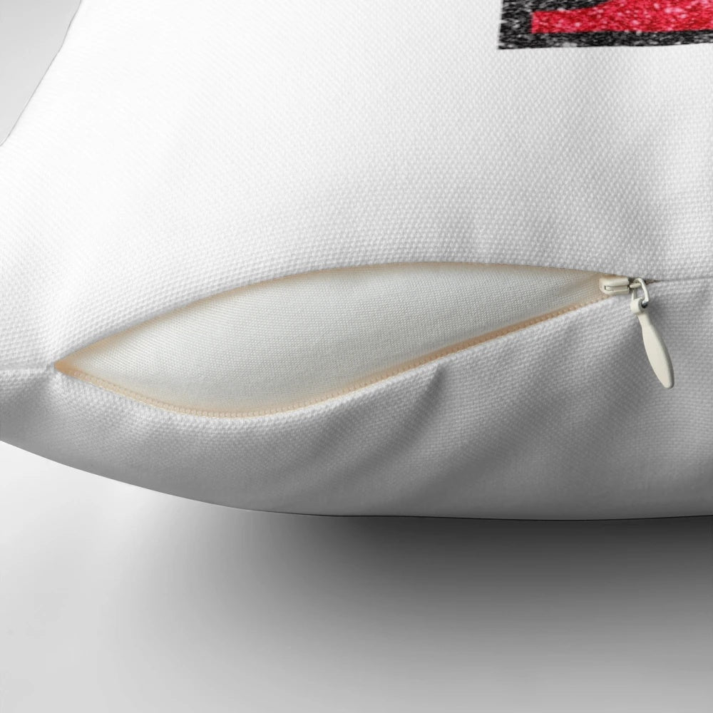 Spartan Spirit Pillow with Glitter Logo of the University of Tampa Spartans