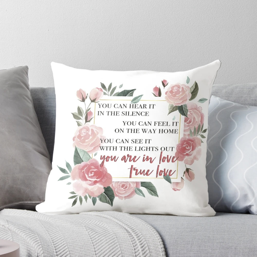 Speak Now" Taylor Swift Lover Pillow with Inspirational Quote