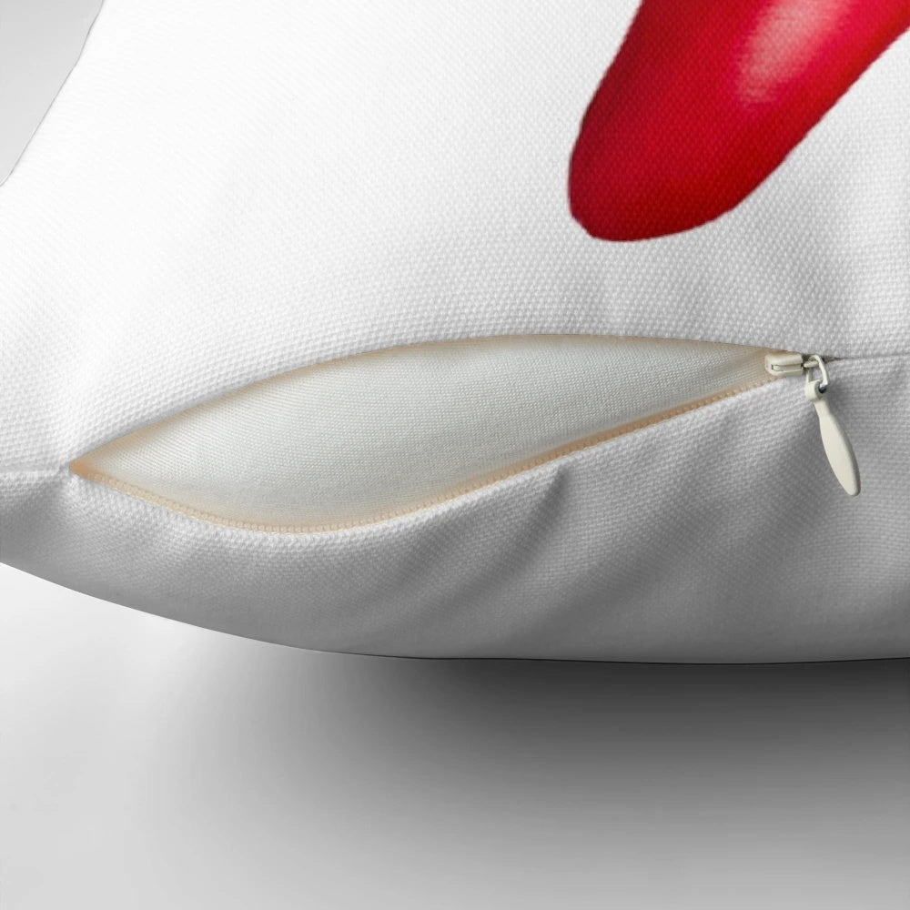 Carlos Sainz Chilli Pillow - Soft, Comfortable Pillow with Formula One Racing and Chili Pepper Design