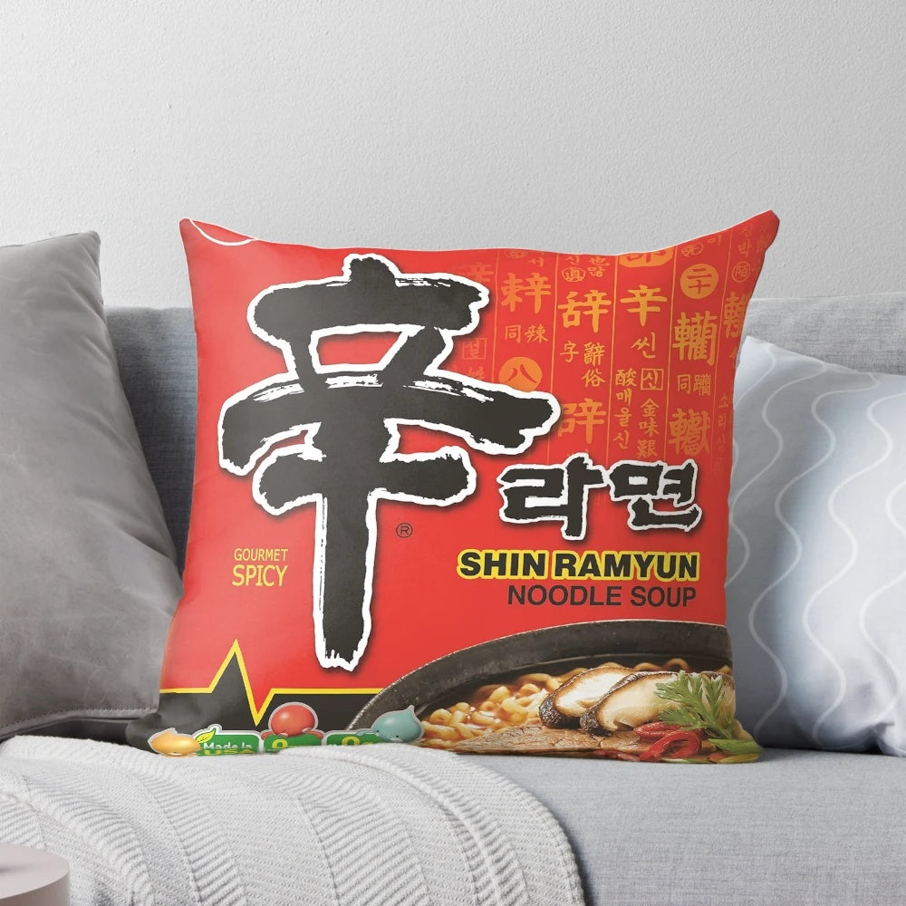Spicy Korean instant ramen noodle snack