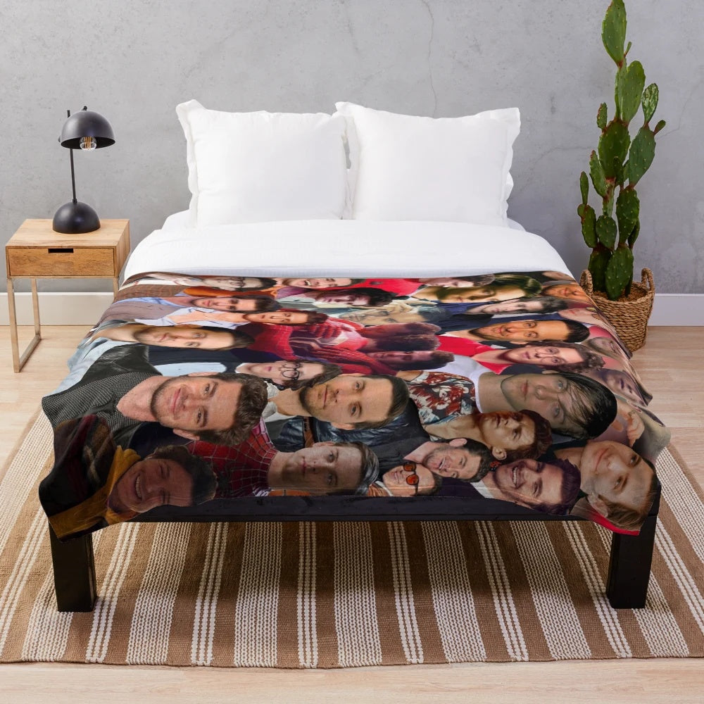 Spider-Man Trio Photo Collage Plush Blanket