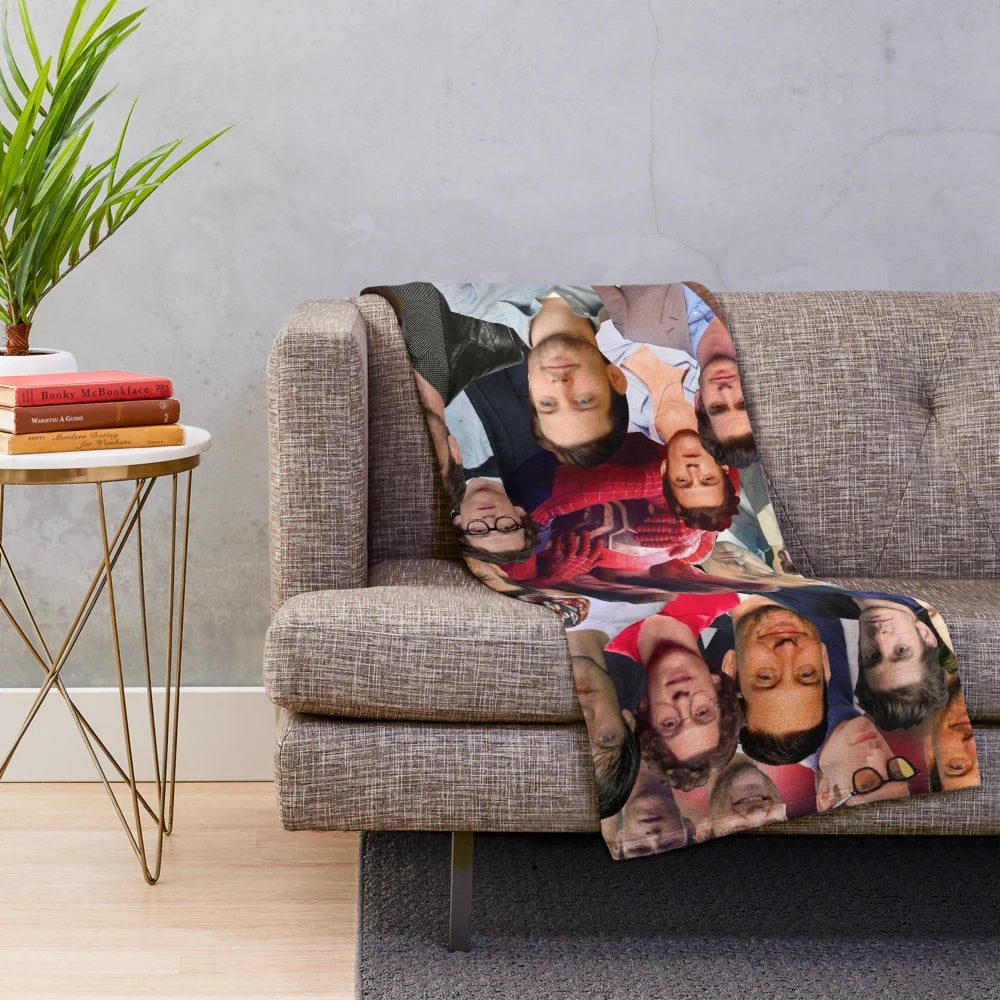 Spider-Man Trio Photo Collage Plush Blanket