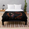 Spiderman-themed plush blanket featuring Andrew Garfield as Peter Parker