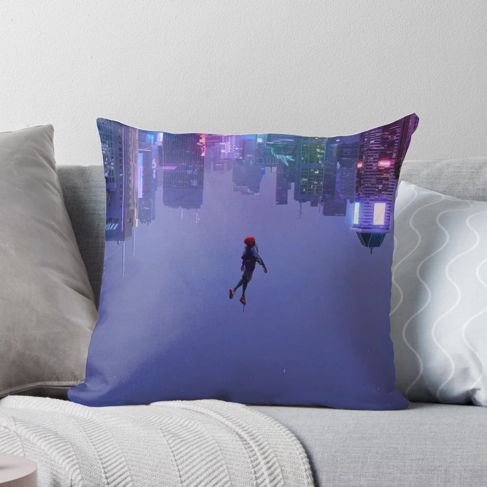 Spiderverse Pillow featuring the Marvel superhero Miles Morales