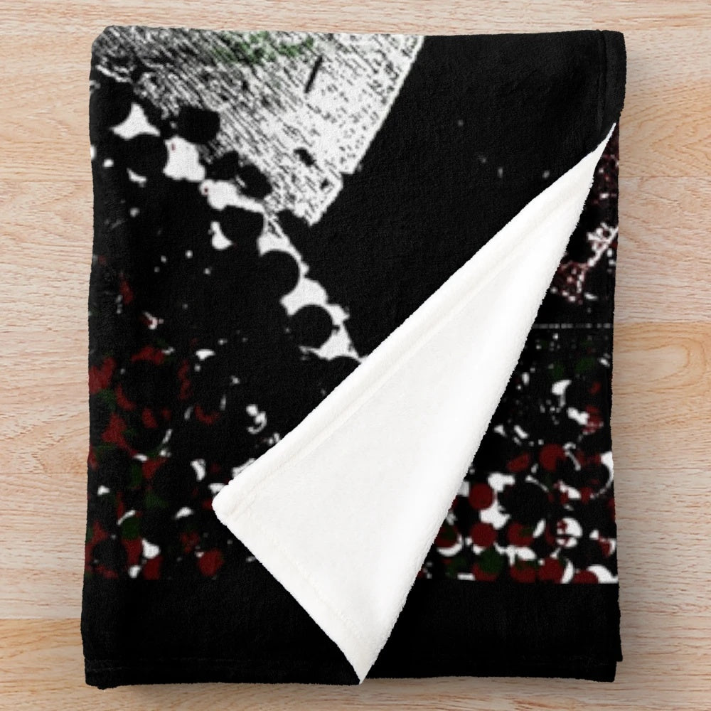 Spike inspired plush blanket with spike design