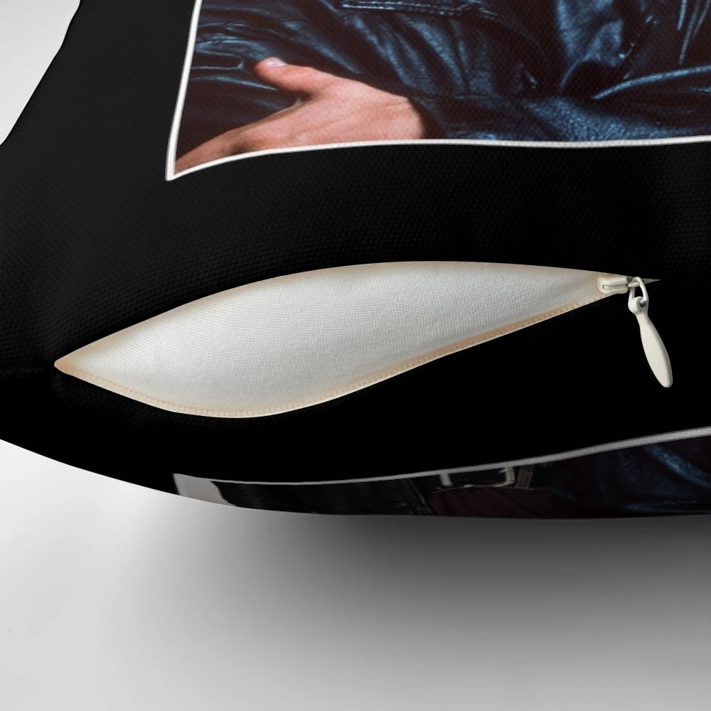 Spike Retro Design Throwback Pillow featuring a classic design from the beloved TV series Buffy the Vampire Slayer.