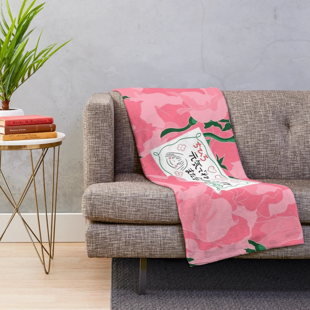 Spirited Away Inspired Plush Blanket