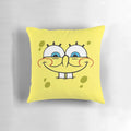 Spongebob Excited Face Themed Pillow, Cartoon Character Bedding