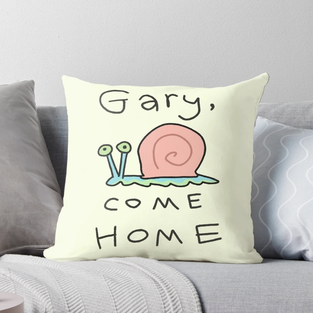 Spongebob Gary the Snail Plush Pillow, a cozy and adorable home accessory for Spongebob fans