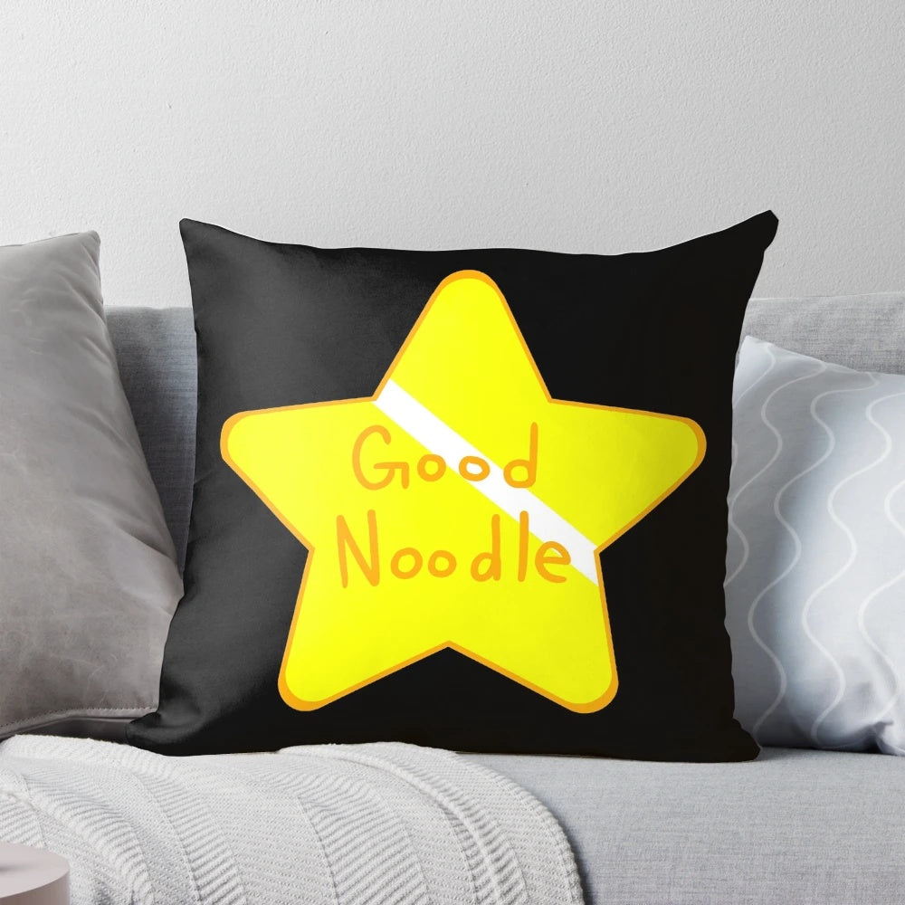 Spongebob Good Noodle Star Pillow - Soft and Plush Nickelodeon Cartoon Decor