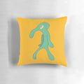 Transparent spongebob-themed bold and brash aesthetic pillow