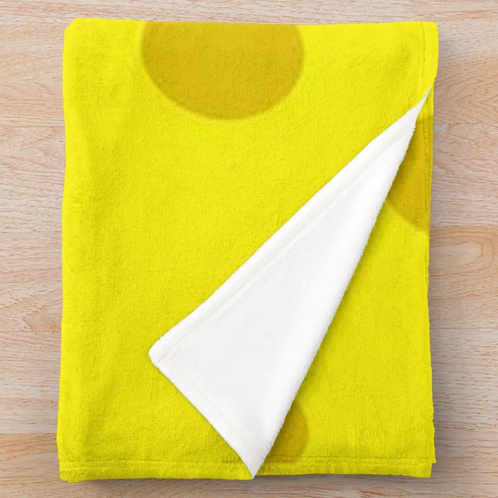 Spongebob Themed Plush Blanket - Soft and Cozy Bedding Decor