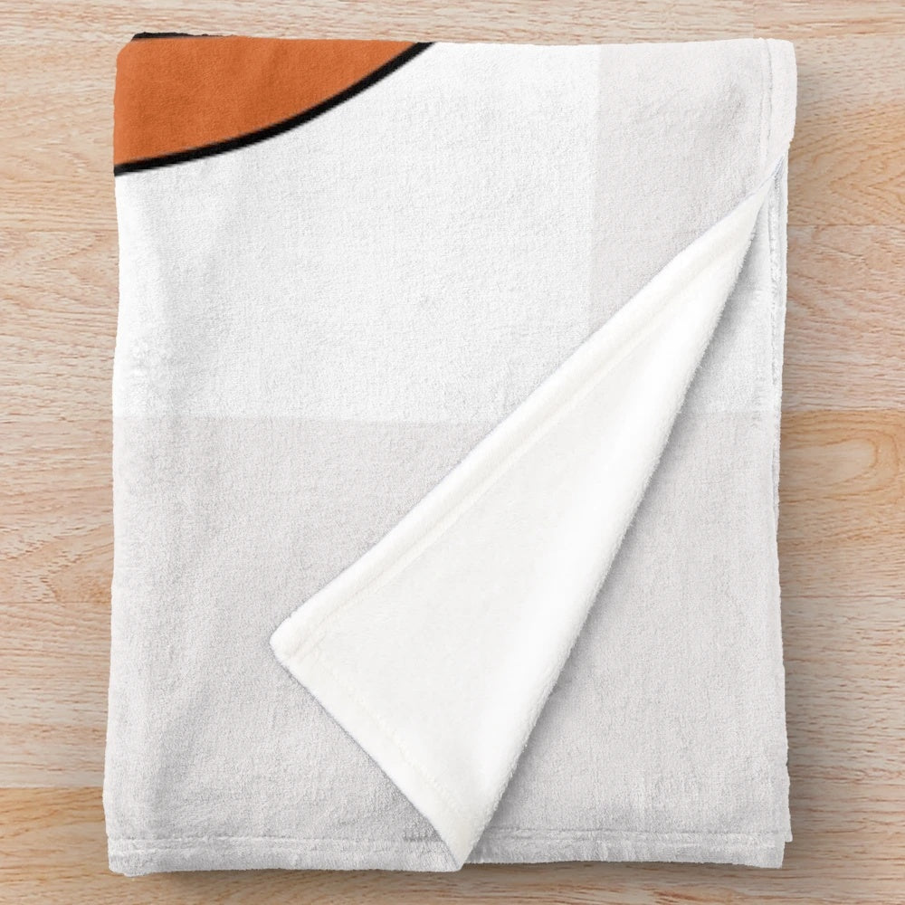Spooky girl halloween design plush blanket