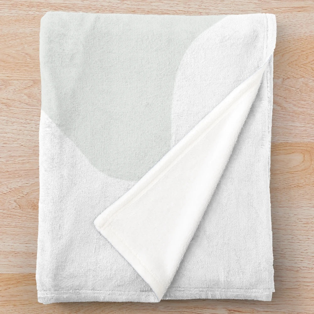 Cozy ghost plush blanket with 3D cinema popcorn and glasses design