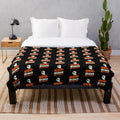 Halloween-themed plush blanket with a 404 error message design