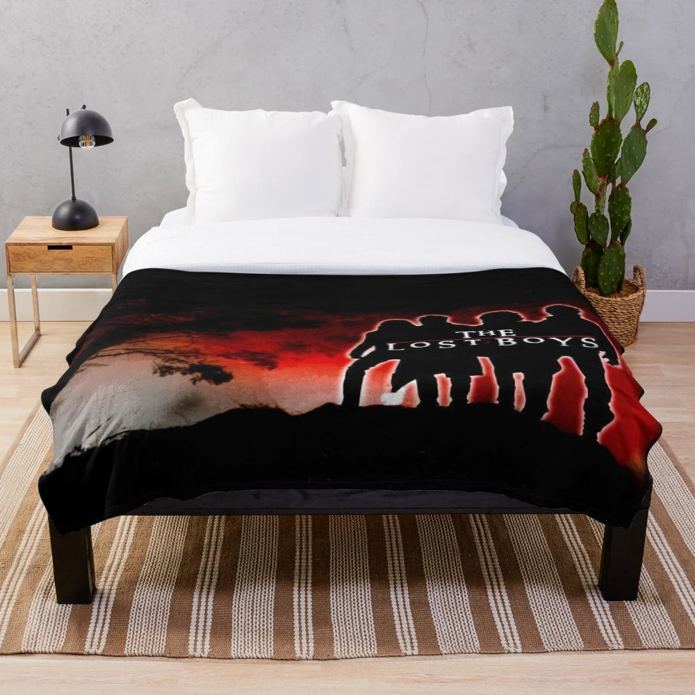 The Lost Boys Horror Movie Inspired Plush Blanket
