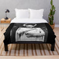 Classic plush blanket featuring Frankenstein's monster