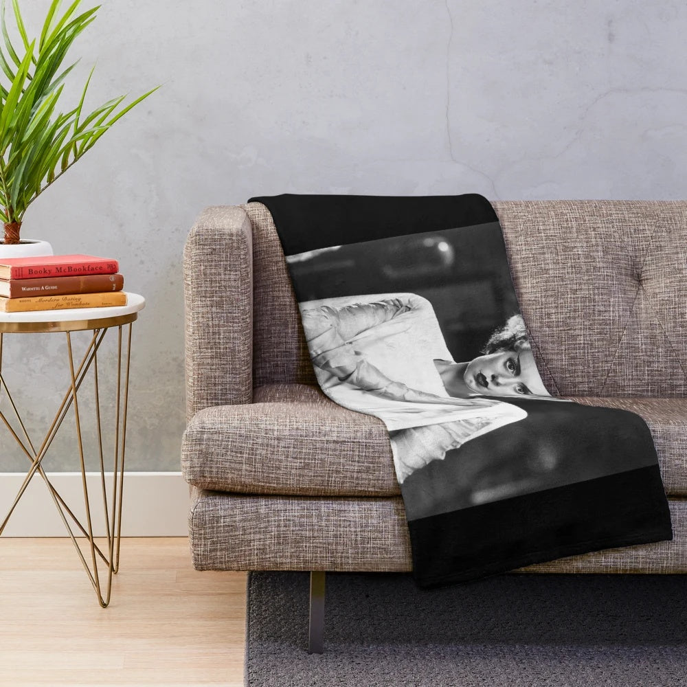 Classic plush blanket featuring Frankenstein's monster