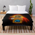 Friday the 13th-inspired plush blanket featuring Jason Voorhees