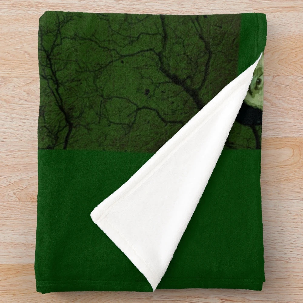 Ghost Adventures inspired plush blanket with paranormal investigation theme