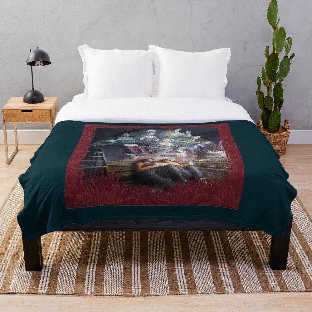 Ghostly Plush Blanket