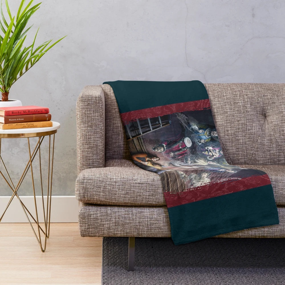 Ghostly Plush Blanket