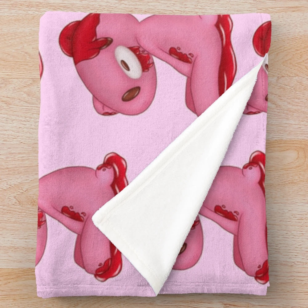 Gloomy Bear Plush Blanket - Soft and Cozy Anime-Inspired Throw