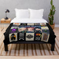 Hocus Pocus Plush Blanket with Sanderson Sisters' Designs
