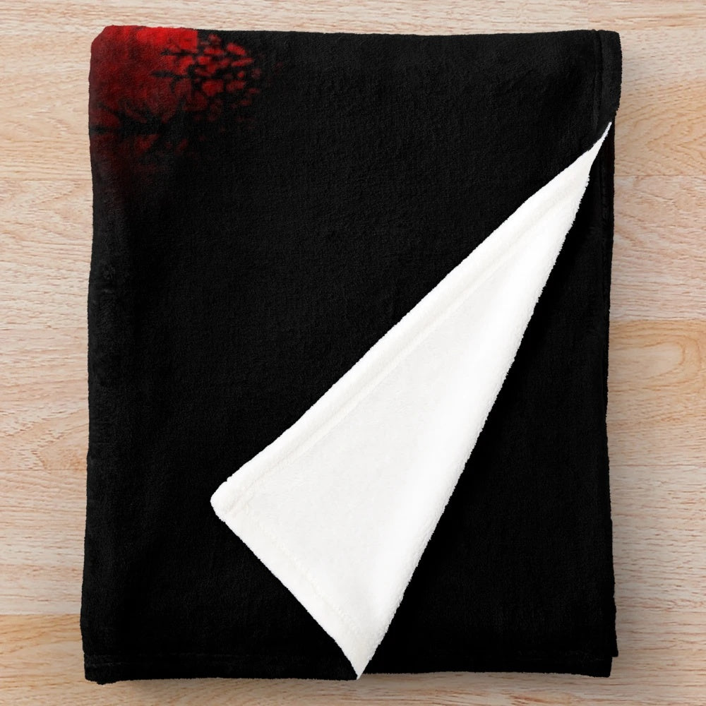 Children of the Corn inspired plush blanket with corn field design