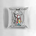 Pillow featuring Jack Skellington and Sally from the movie The Nightmare Before Christmas