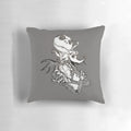 Decorative pillow featuring the iconic Jack Skellington character from Tim Burton's Nightmare Before Christmas