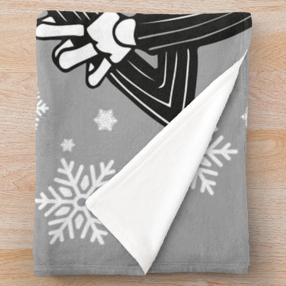 Jack Skellington inspired plush blanket from The Nightmare Before Christmas