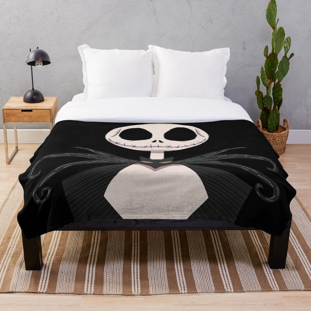 Jack Skellington Plush Blanket from The Nightmare Before Christmas