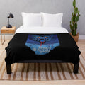 Cozy plush blanket featuring the iconic werewolf transformation from the classic horror movie "An American Werewolf in London