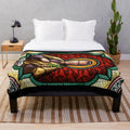 Soft plush blanket featuring the iconic image of horror legend St. Vincent Price