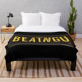 Cozy plush blanket featuring horror movie-inspired design