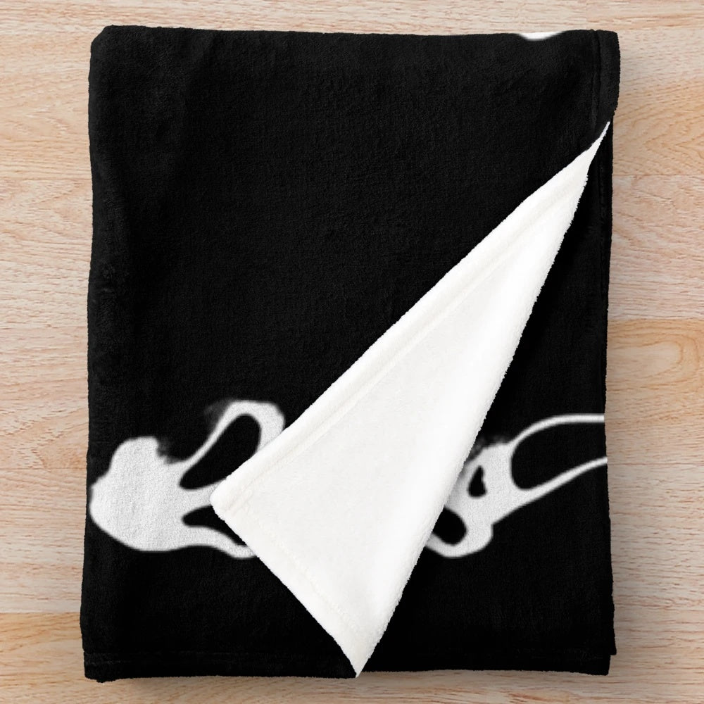 Scream horror movie mask plush blanket