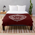 Silent Hill themed plush blanket with Halo of the Sun design