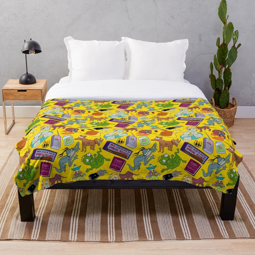 Simpsons Treehouse of Horror Plush Blanket