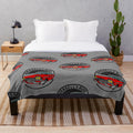 Spooky Stephen King's Christine-inspired plush blanket with classic car design