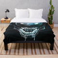 Xenomorph Alien Plush Blanket with Scary Movie Artwork
