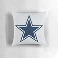 Sports pillow featuring the Cowboys team logo and colors, perfect for football fans