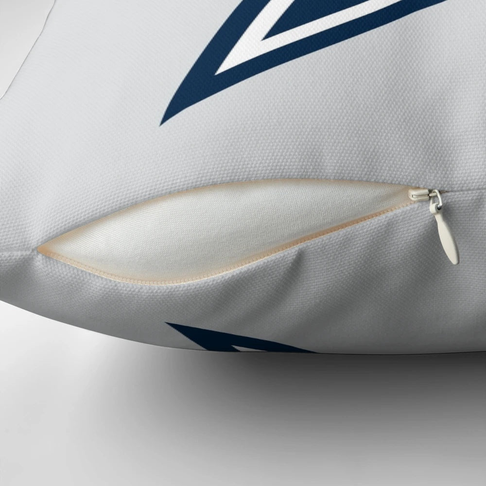 Sports pillow featuring the Cowboys team logo and colors, perfect for football fans